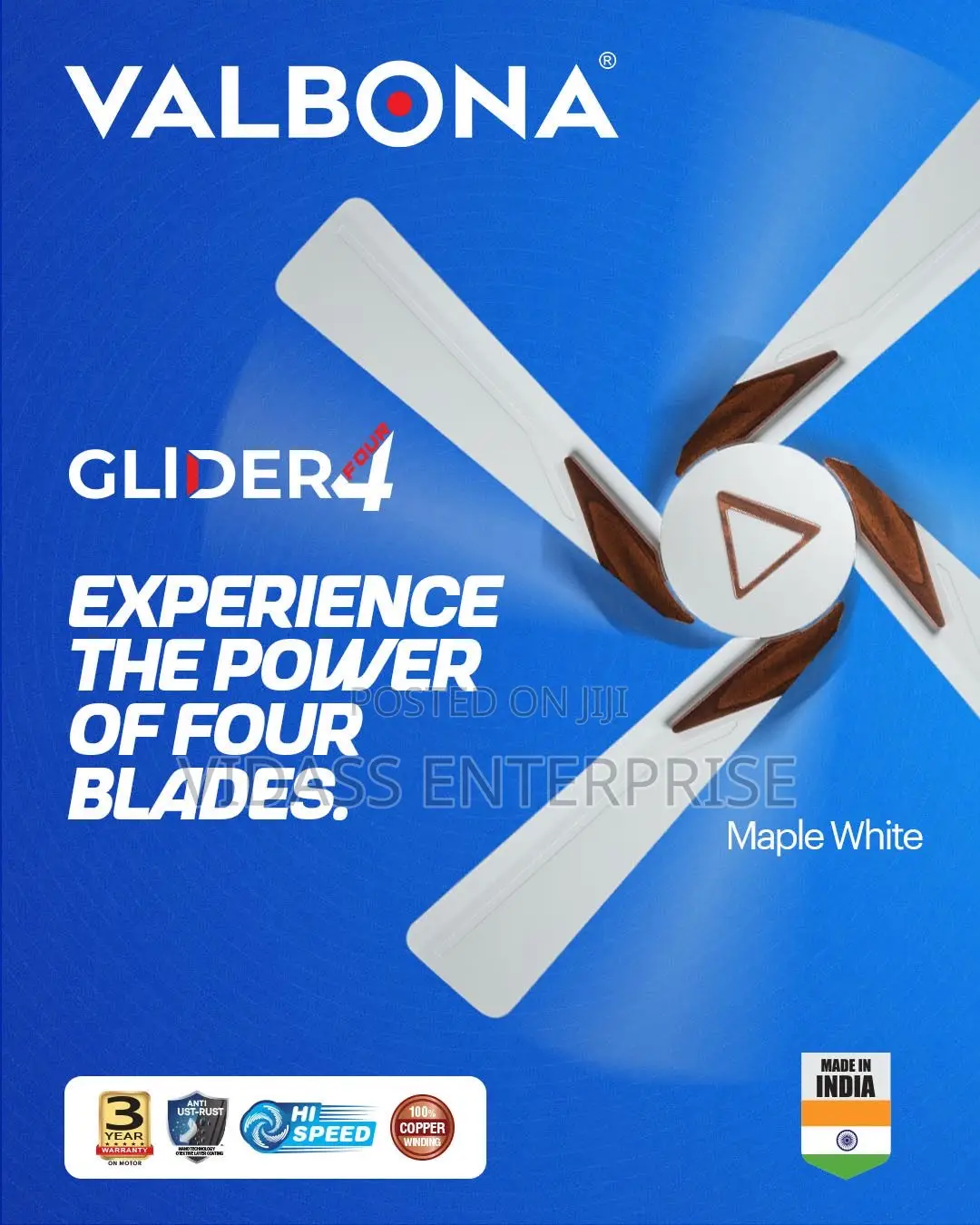 Valbona Glider 4 Blade 48”