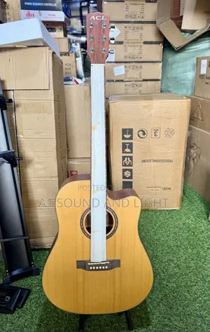 ACL 6 Strings Acoustic Guitar With Guitar Bag and Strap
