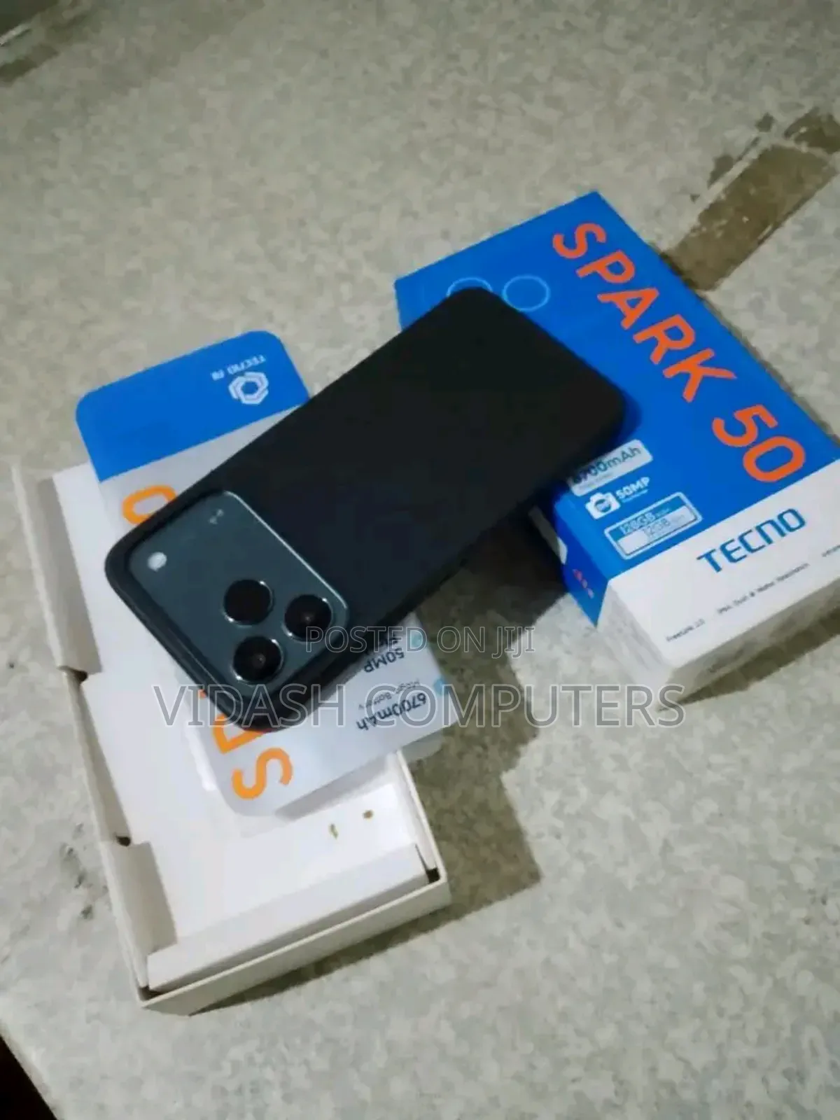 New Tecno Spark 50 128 GB Black