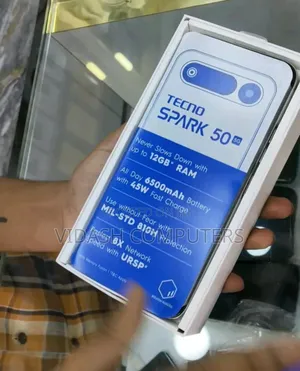 New Tecno Spark 50 5G 256 GB White