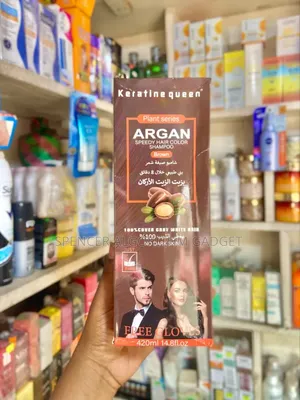 Keratin Queen Hair Dye Shamp Black/Brown/ Alapex Hair Repair Spray