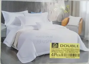 Duvet Set, 4pcs Set - White