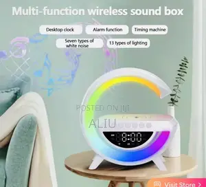 Wireless Charging RGB Light Speaker