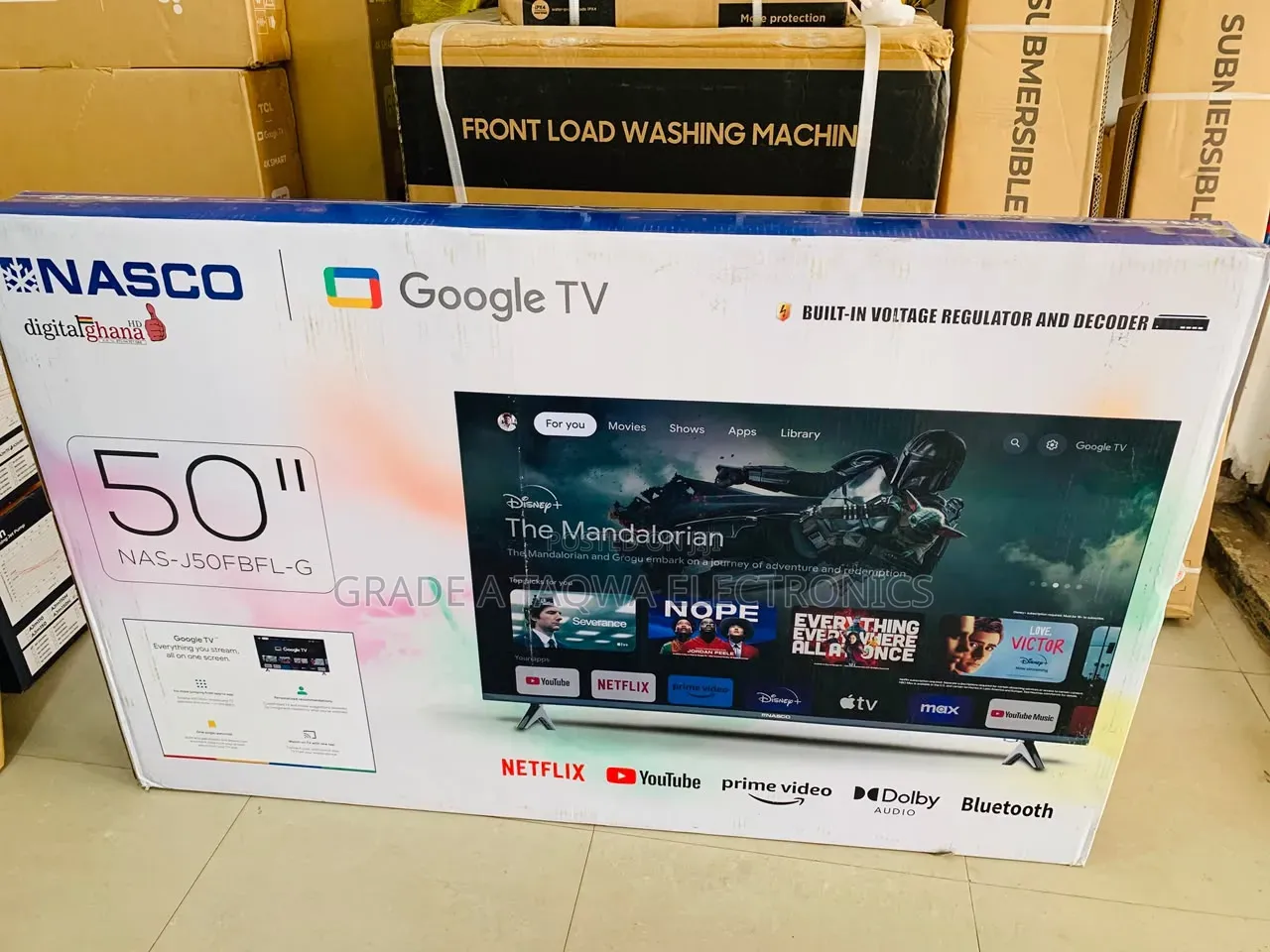 Nasco 50-Inch LED Google Smart TV