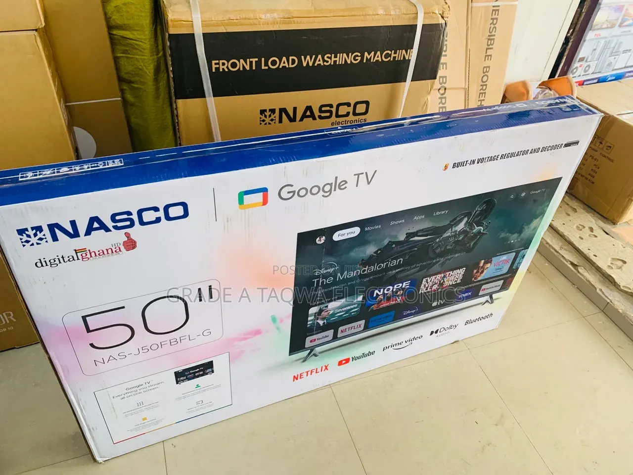 Nasco 50-Inch LED Google Smart TV