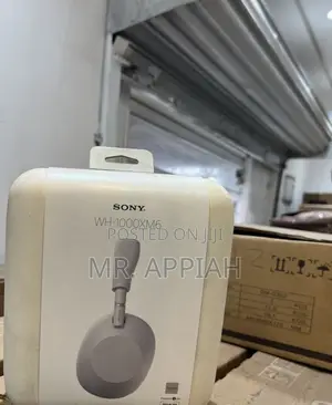 Get Classic Sony Xm6 Wireless Noise Cancelling Headphones(White).