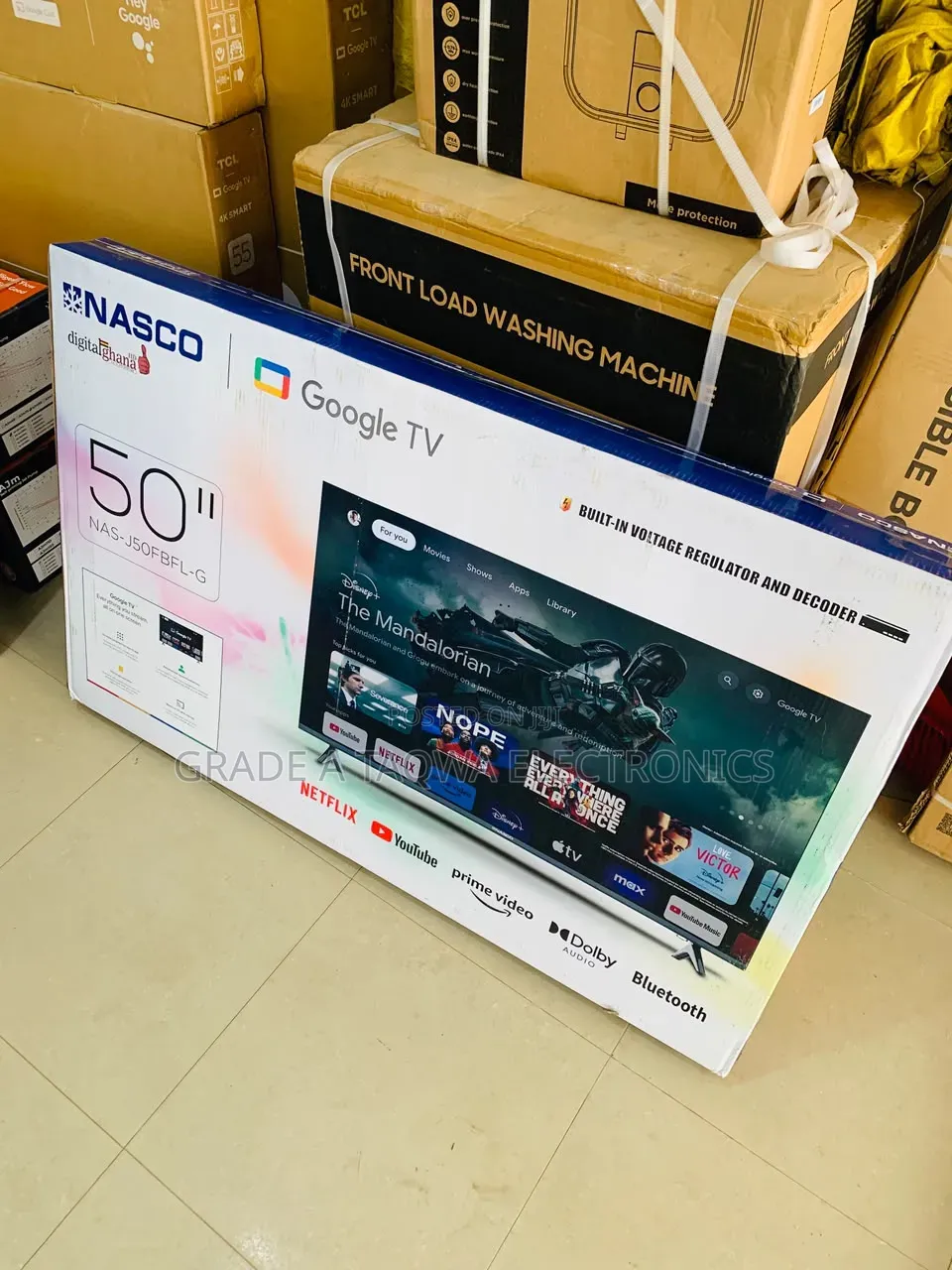Less Expensive,Nasco 50-Inch LED Google TV