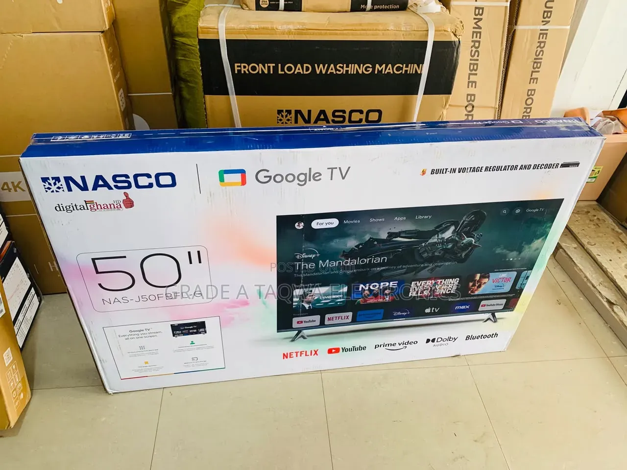Ultra Fine Nasco 50-Inch LED Google TV