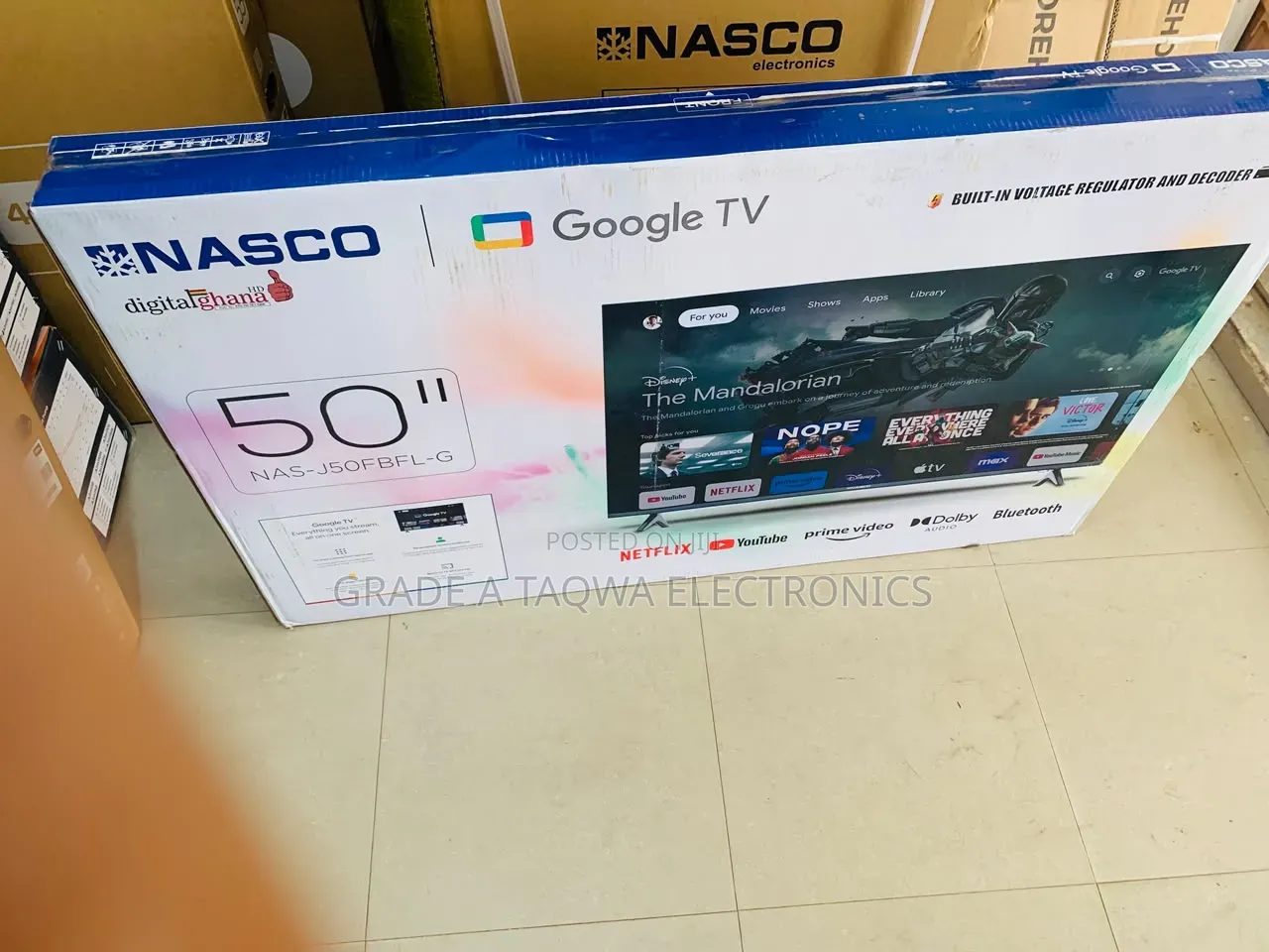 Ultra Fine Nasco 50-Inch LED Google TV
