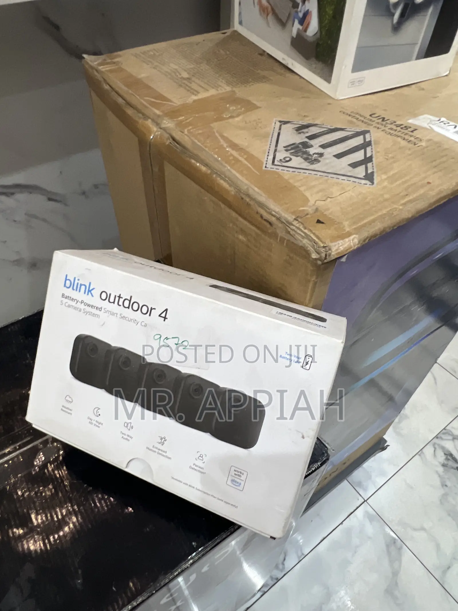 Super Unique Blink Outdoor 4 Wireless Smart Security Camera(Black).