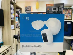 Newly Ring - Floodlight Cam Plus Outdoor Wired 1080p Surveillance