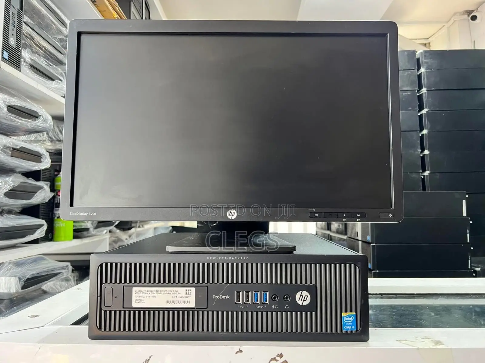 Desktop Computer HP EliteDesk 800 G3 8GB Intel Core i5 HDD 500GB