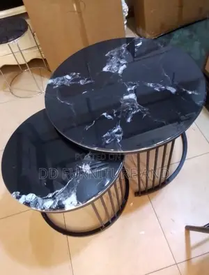 Black 2in1 Mable Center Table