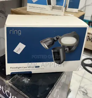 Classic Ring Floodlight Cam Wired Pro(Black)2025 Model