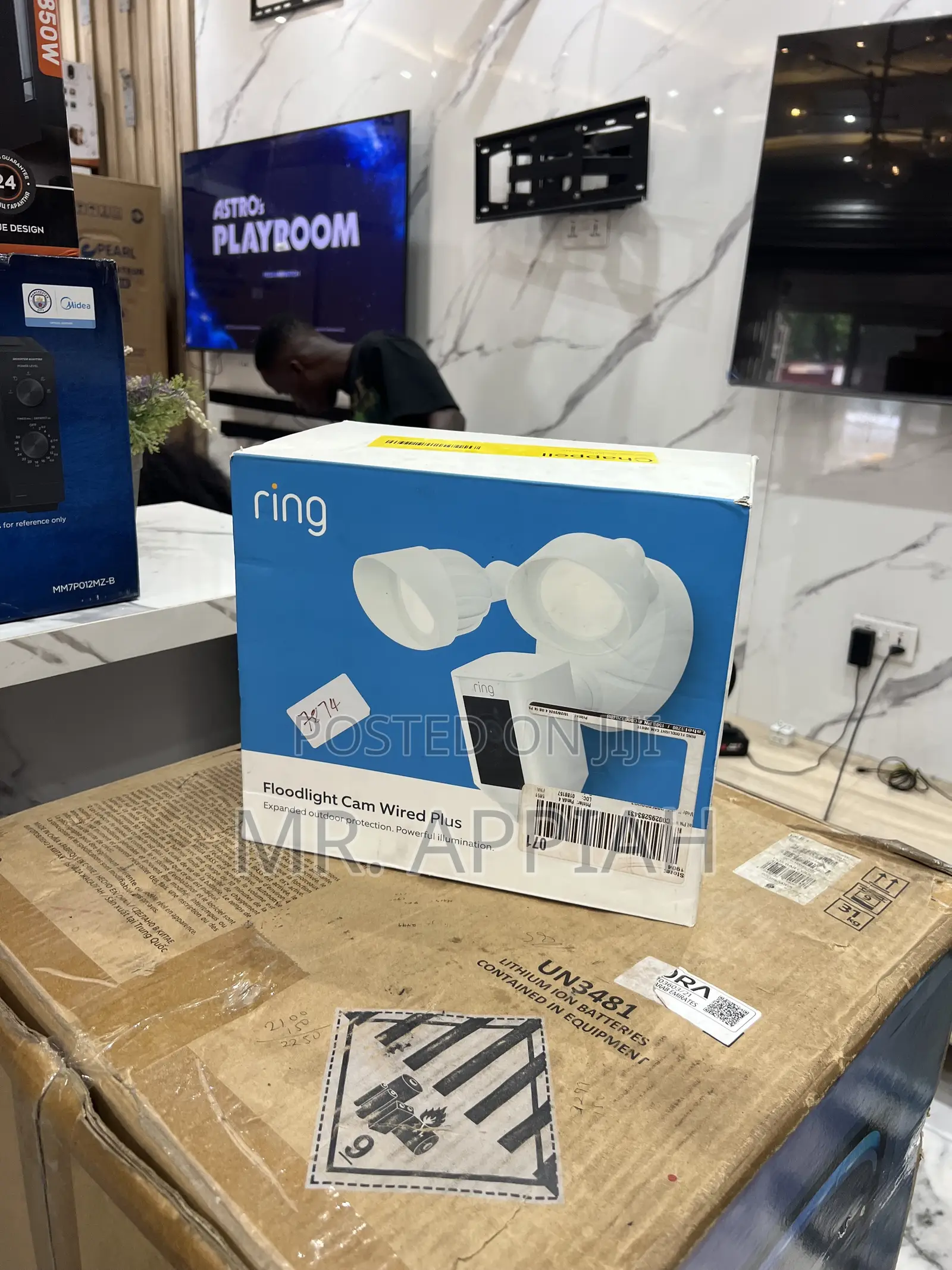 Extremely Durable Ring Floodlight Smart Cam Wired Plus(2025 Model)
