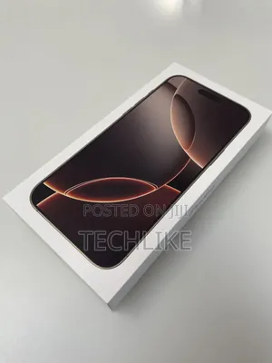 New Apple iPhone 16 Pro Max 256 GB Black