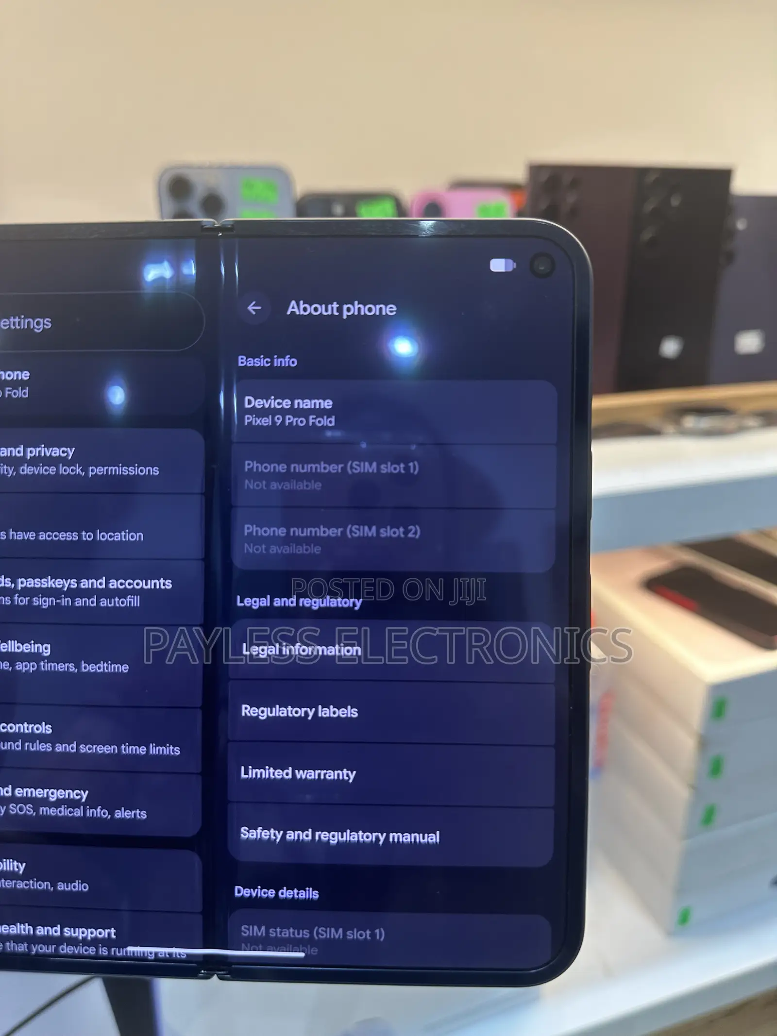 Google Pixel 9 Pro Fold 256 GB Black