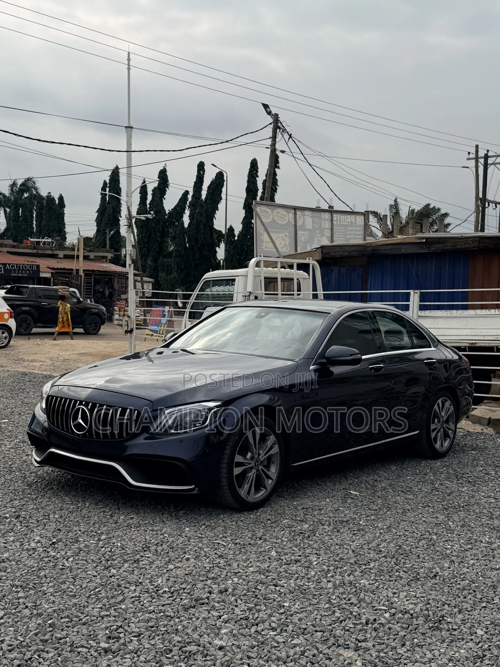 Mercedes-Benz C300 Base 4Matic Sedan AWD (2.0L 4cyl 7A) 2017 Blue