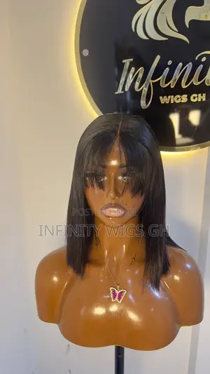 Fringe Wig Available Human Hair Double Drawn Unit