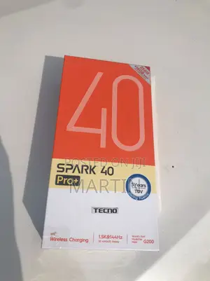 New Tecno Spark 40 Pro+ 256 GB Black