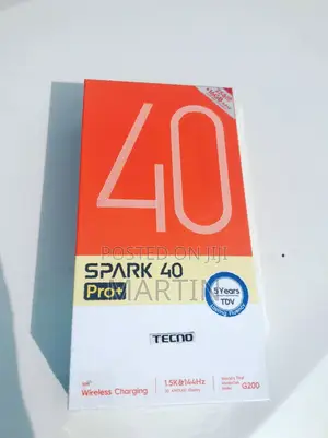 New Tecno Spark 40 Pro+ 256 GB Black