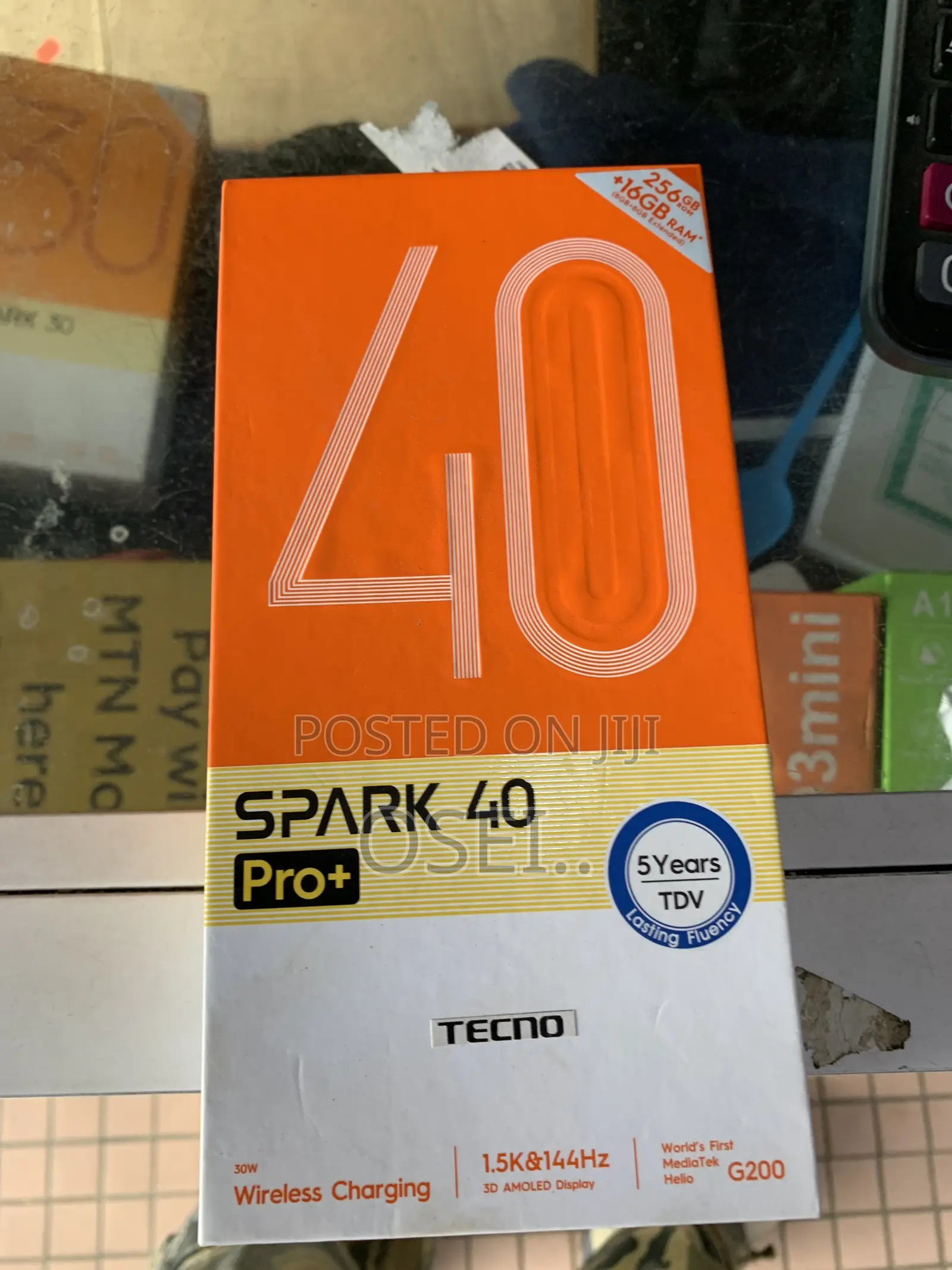 New Tecno Spark 40 Pro+ 256 GB Black