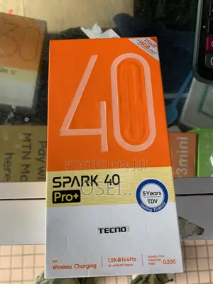 New Tecno Spark 40 Pro+ 256 GB Black