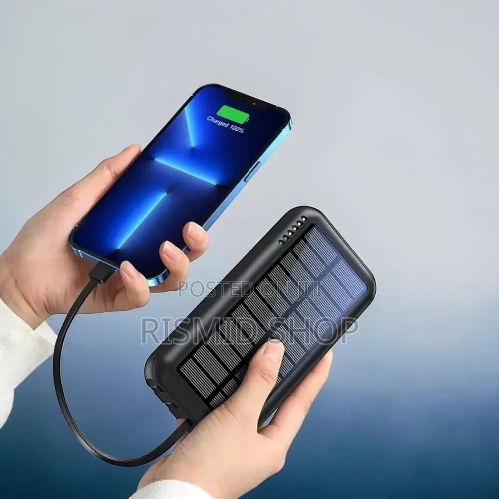 20000Ah -Solar Power Bank With Charger