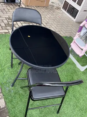 Foldable Glass Table and Chair