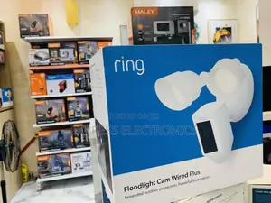Newly Sealed in Box Ring - Floodlight Cam Plus Outdoor Wired 1080p