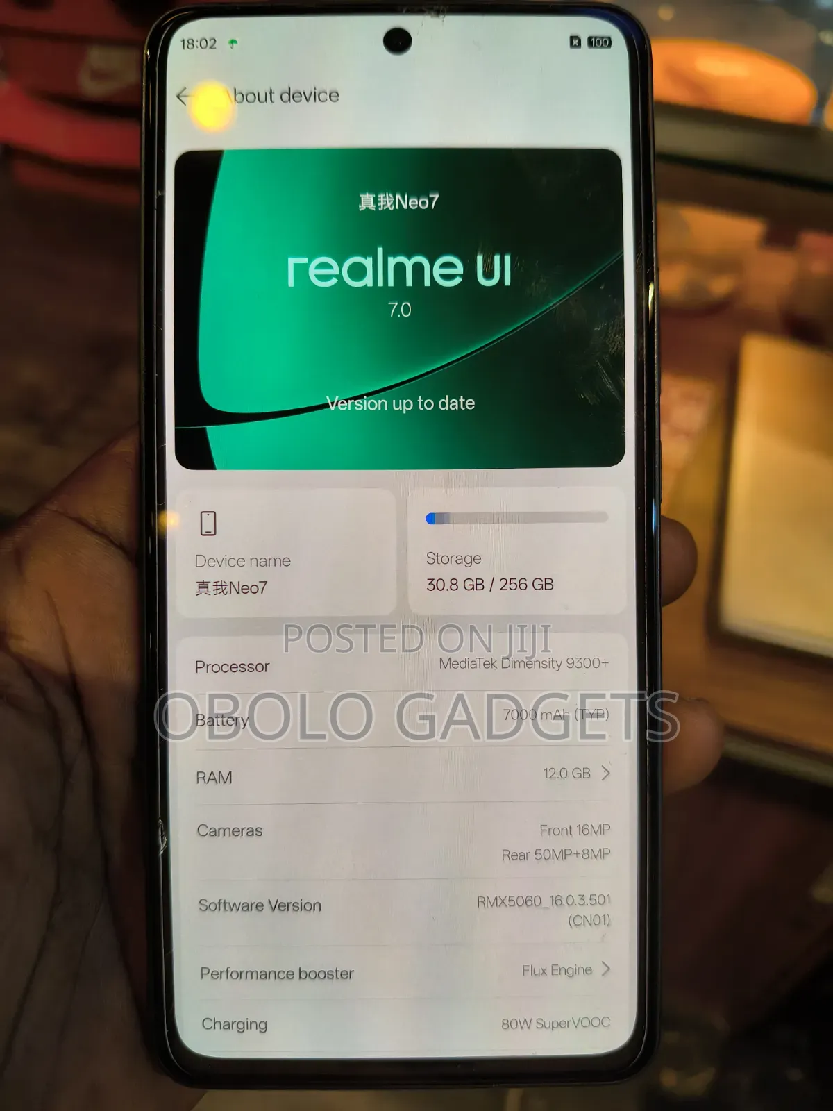 Realme Neo7 256 GB Black