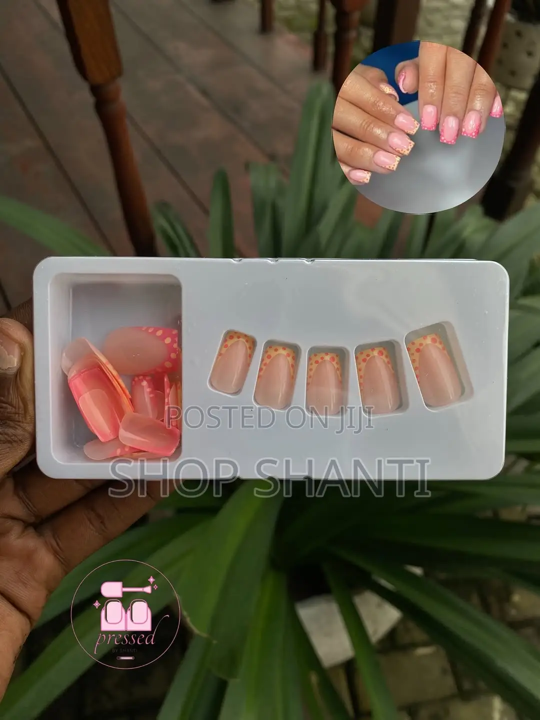 24pcs Basic Press-on Nails With Simple Cute Designs