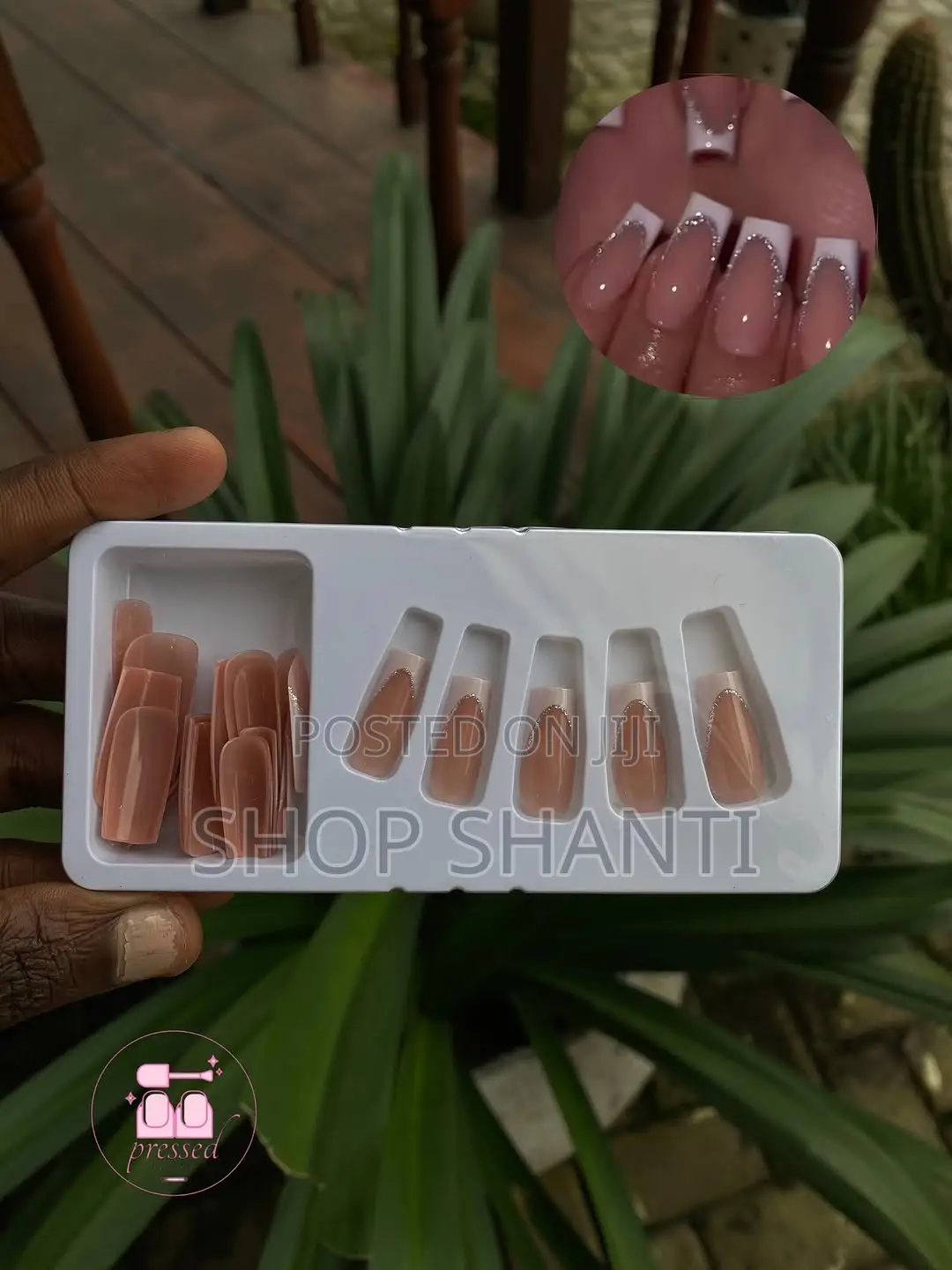 24pcs Basic Press-on Nails With Simple Cute Designs