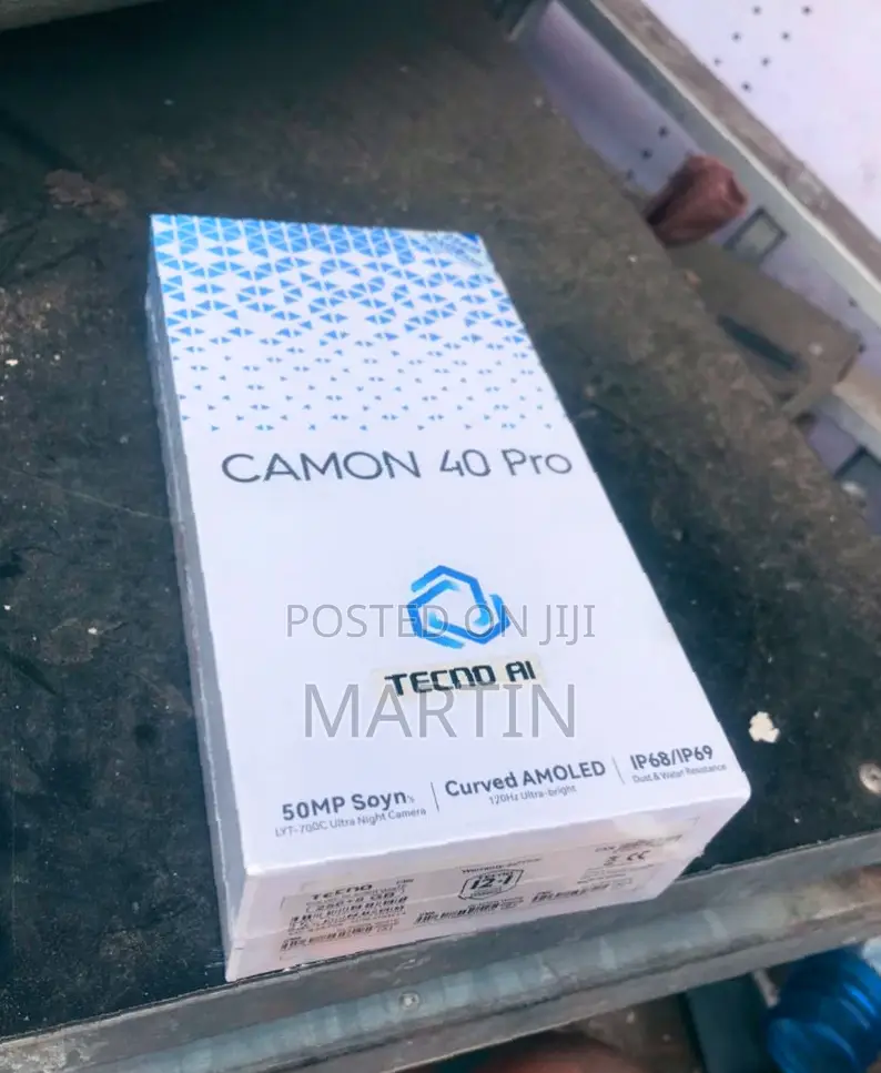 New Tecno Camon 40 Pro 5G 256 GB Blue