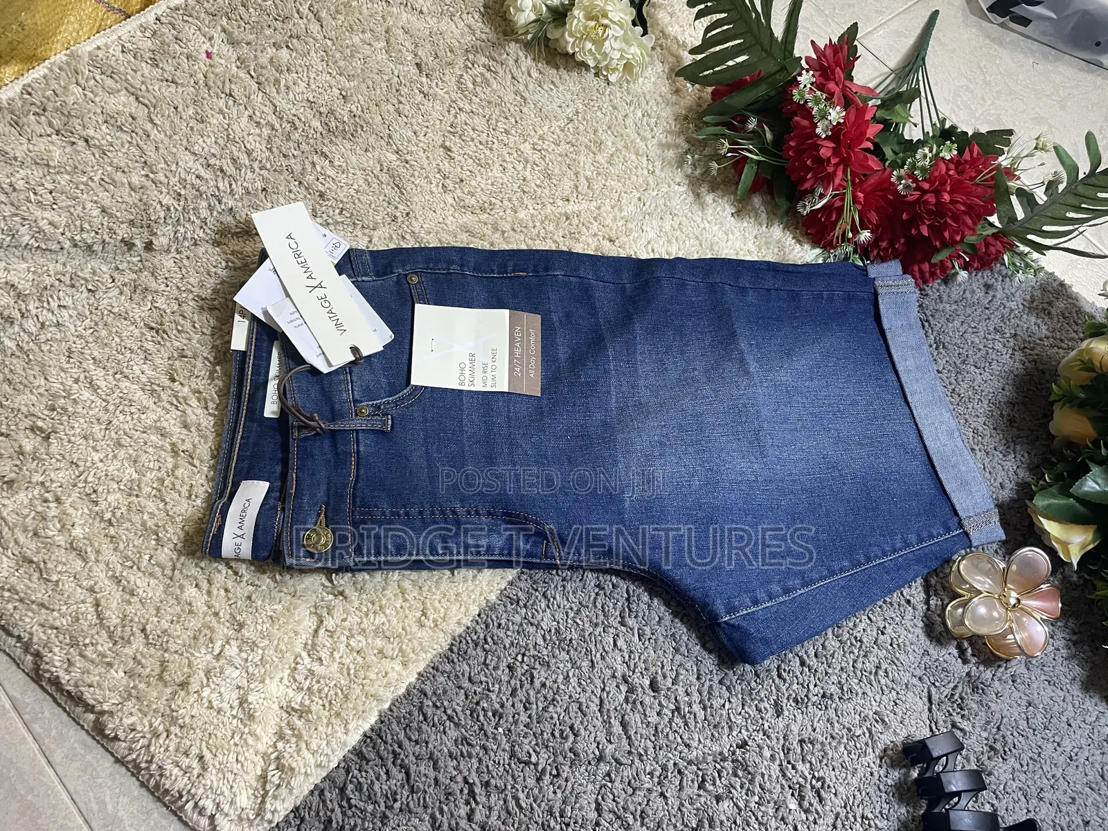 Durable Denim Shorts for Women