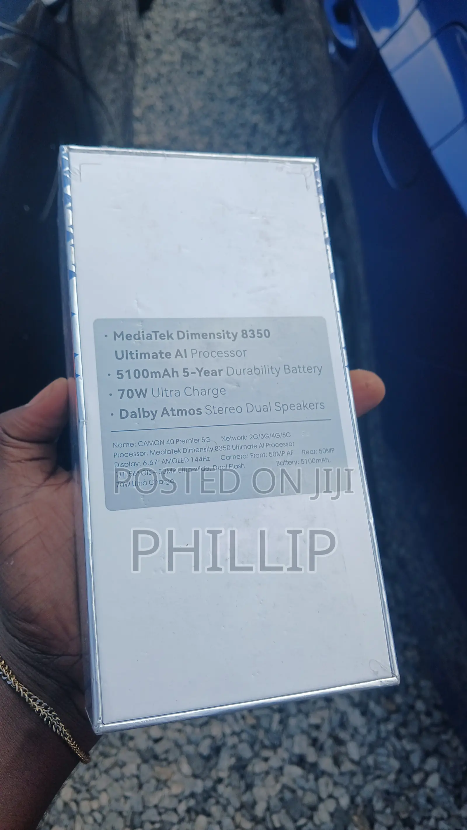 New Tecno Camon 40 Premier 5G 256 GB Gray