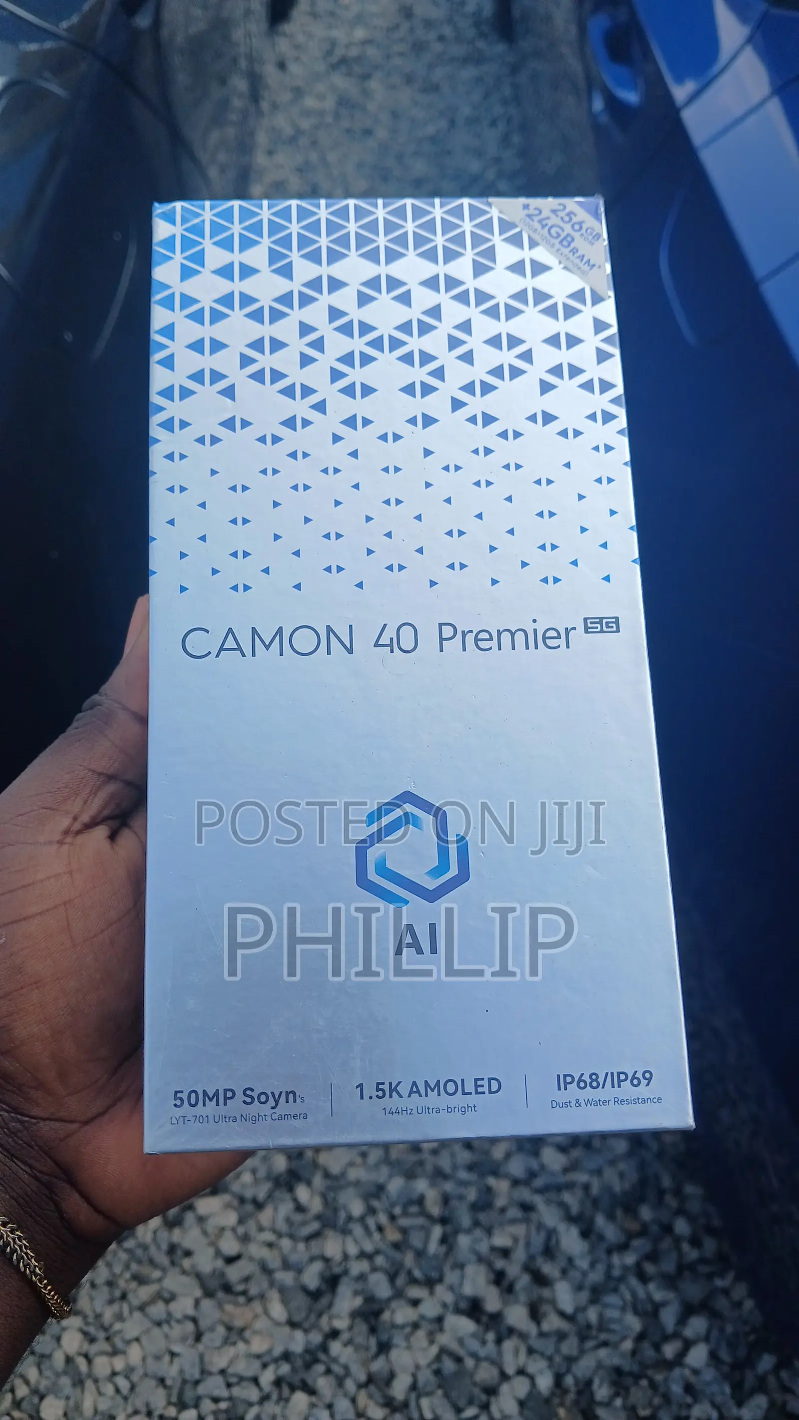 New Tecno Camon 40 Premier 5G 256 GB Gray