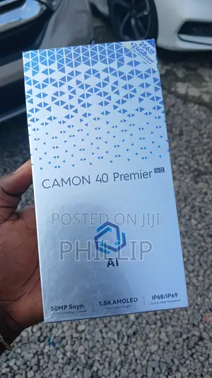 New Tecno Camon 40 Premier 5G 256 GB Silver
