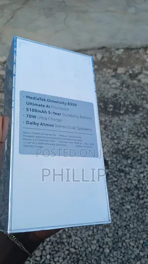 New Tecno Camon 40 Premier 5G 256 GB White