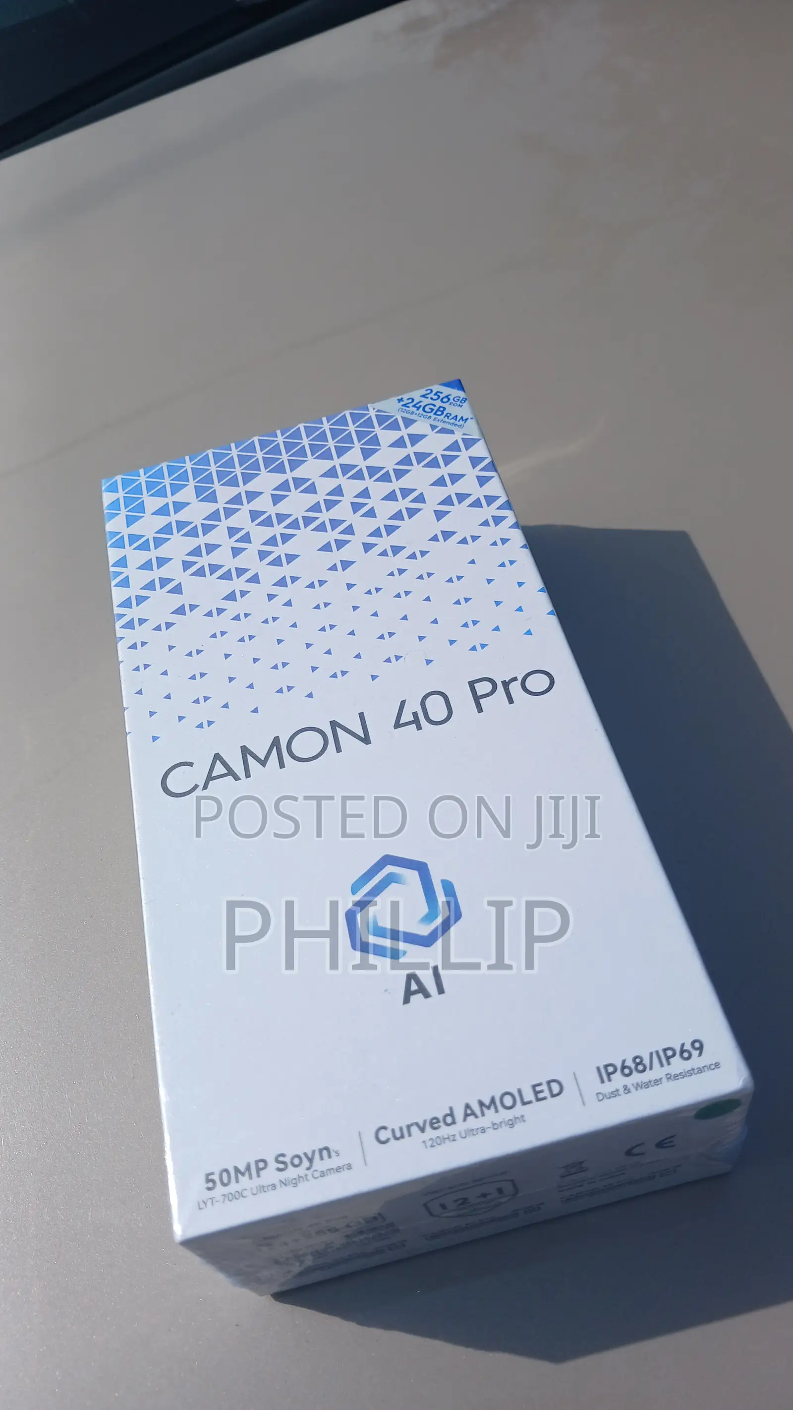 New Tecno Camon 40 Pro 5G 256 GB Black