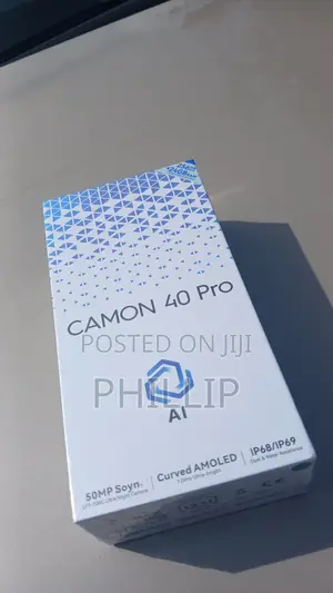 New Tecno Camon 40 Pro 5G 256 GB Black