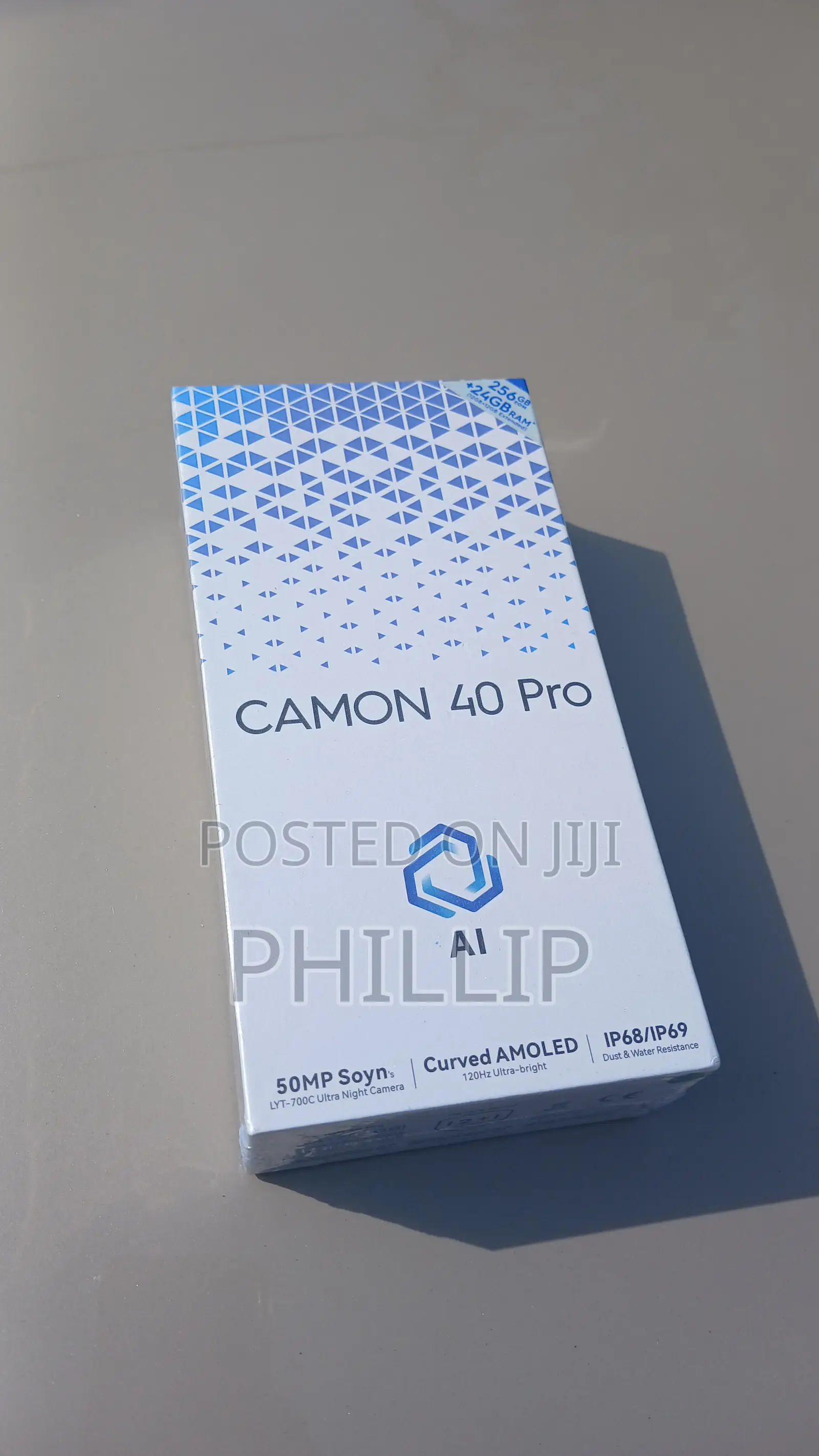 New Tecno Camon 40 Pro 5G 256 GB Black