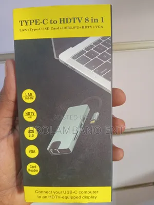 Type-C to HDTV 8-in-1 Adapter