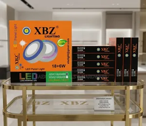 XBZ LED Panel Light 18+6W Round White Blue Ceiling Light