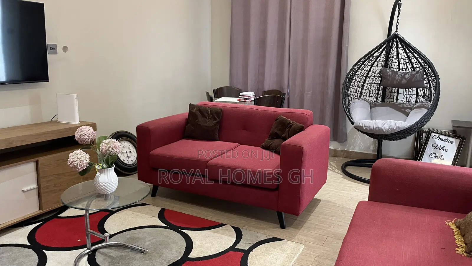 Furnished 4bdrm Townhouse / Terrace in Royal Homes Gh, East Legon