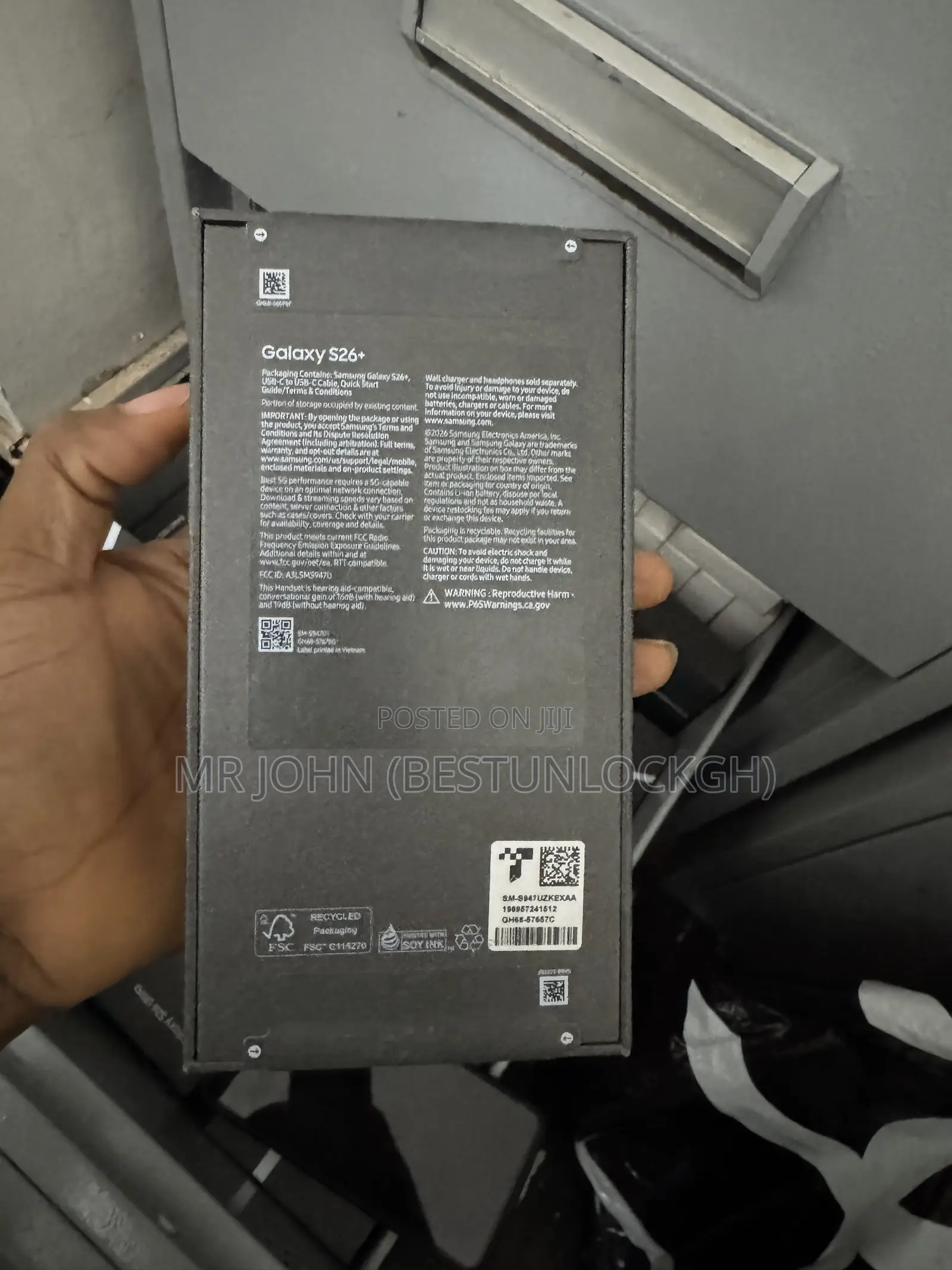 New Samsung Galaxy S26+ 512 GB Black