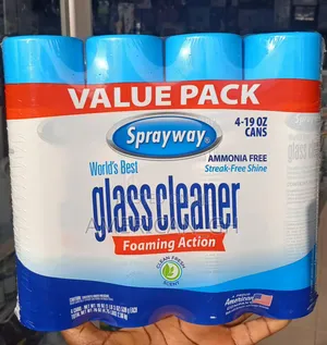 Sprayway Glass Cleaner Foaming Action, 4pack