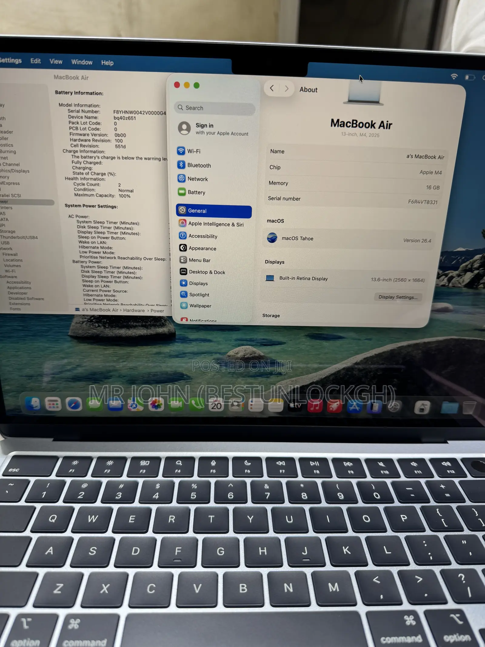 New Laptop Apple MacBook Air 2025 M4 16GB Apple M4 SSD 512GB