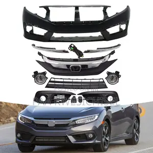 Honda Civic 2016 2017 2018 Front Bumper Complete