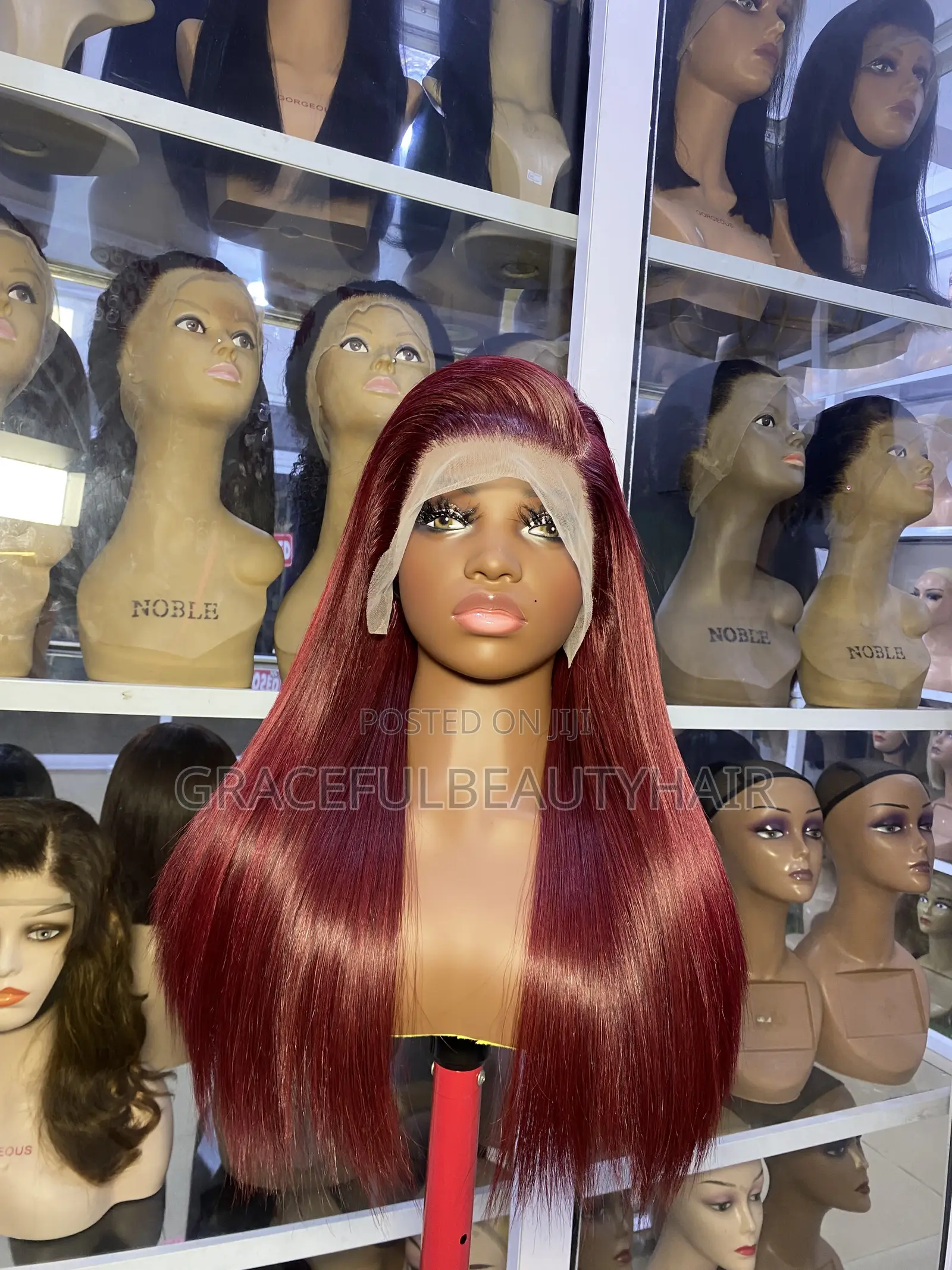 16 Inches Super Double Drawn Frontal Wig Cap Col 99j